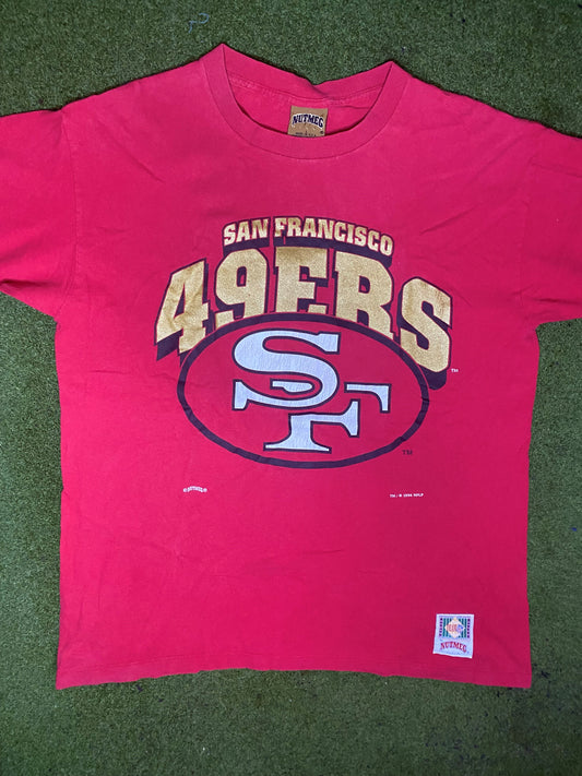 1994 San Francisco 49ers - Vintage NFL T-Shirt (Large) Gametime Vintage