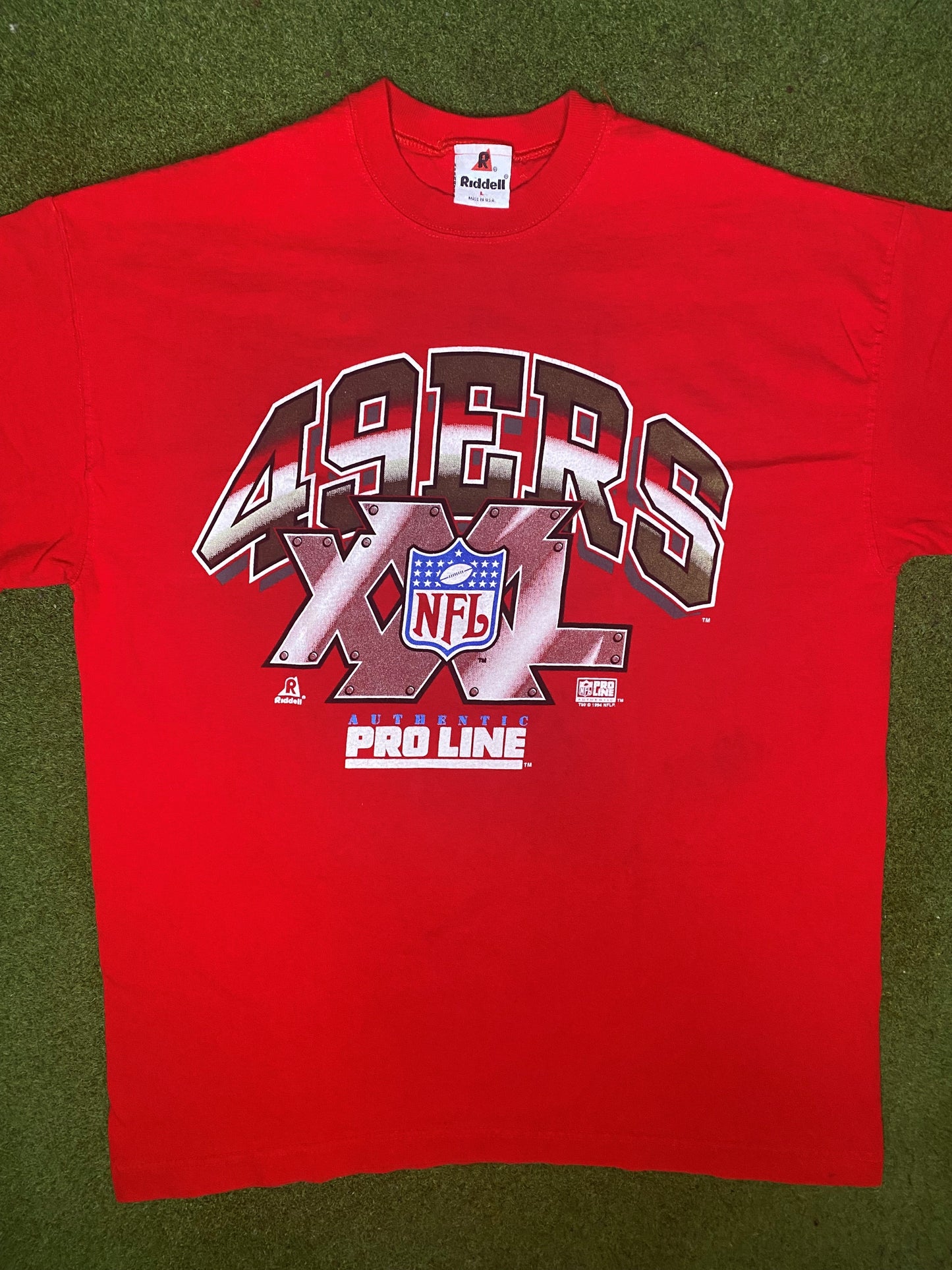 1994 San Francisco 49ers - Vintage NFL T Shirt (Large)