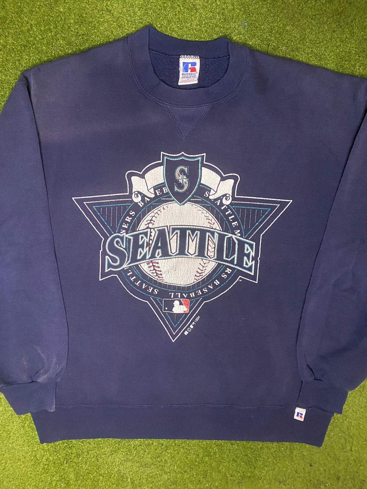 1994 Seattle Mariners - Vintage MLB Sweatshirt (Large) - Gametime Vintage