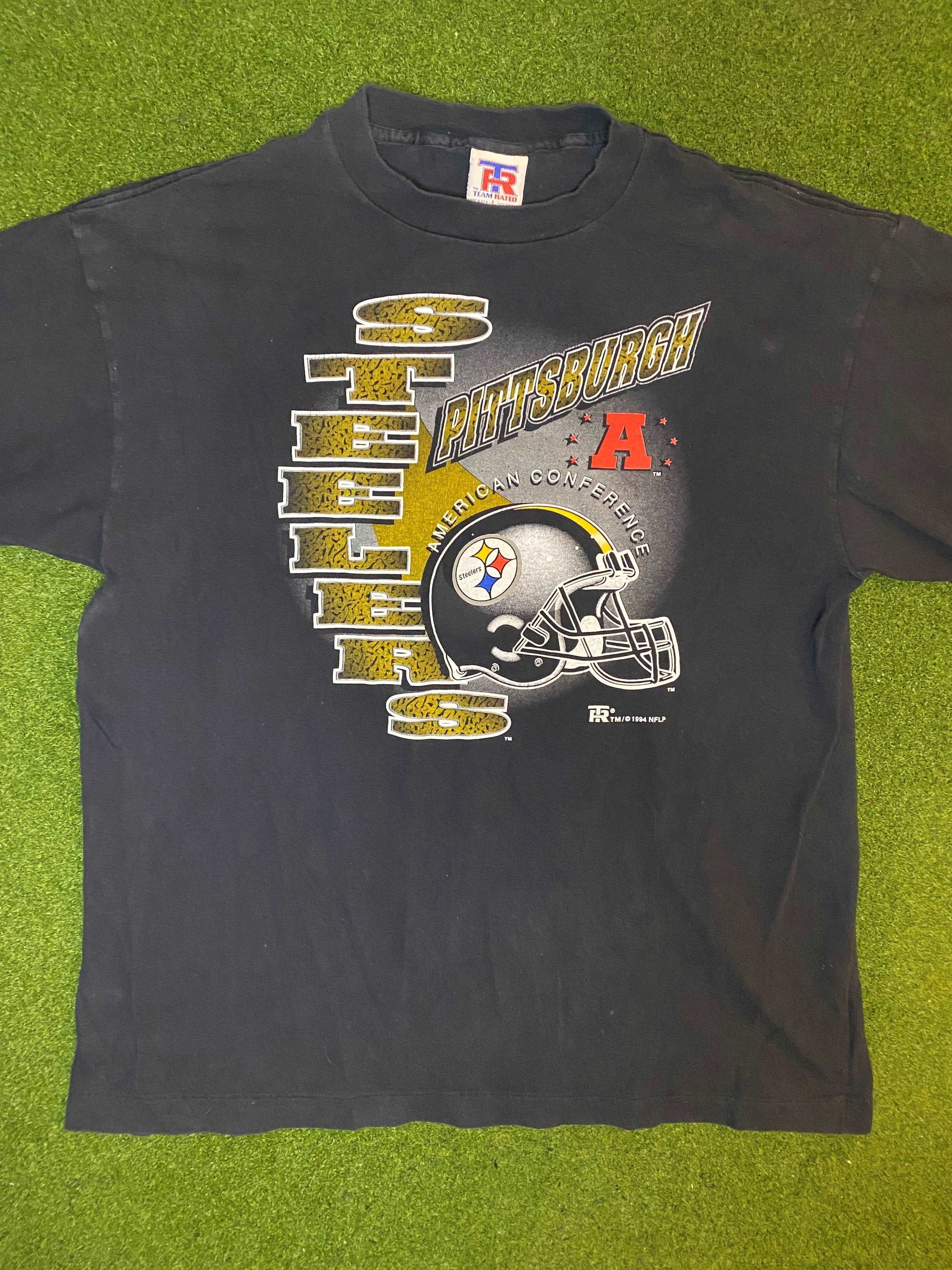 1994 Pittsburgh Steelers - Vintage NFL T-Shirt (Large)