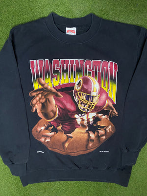 1994 Washington Redskins - Break Thru - Vintage NFL Sweatshirt (Medium) - Gametime Vintage