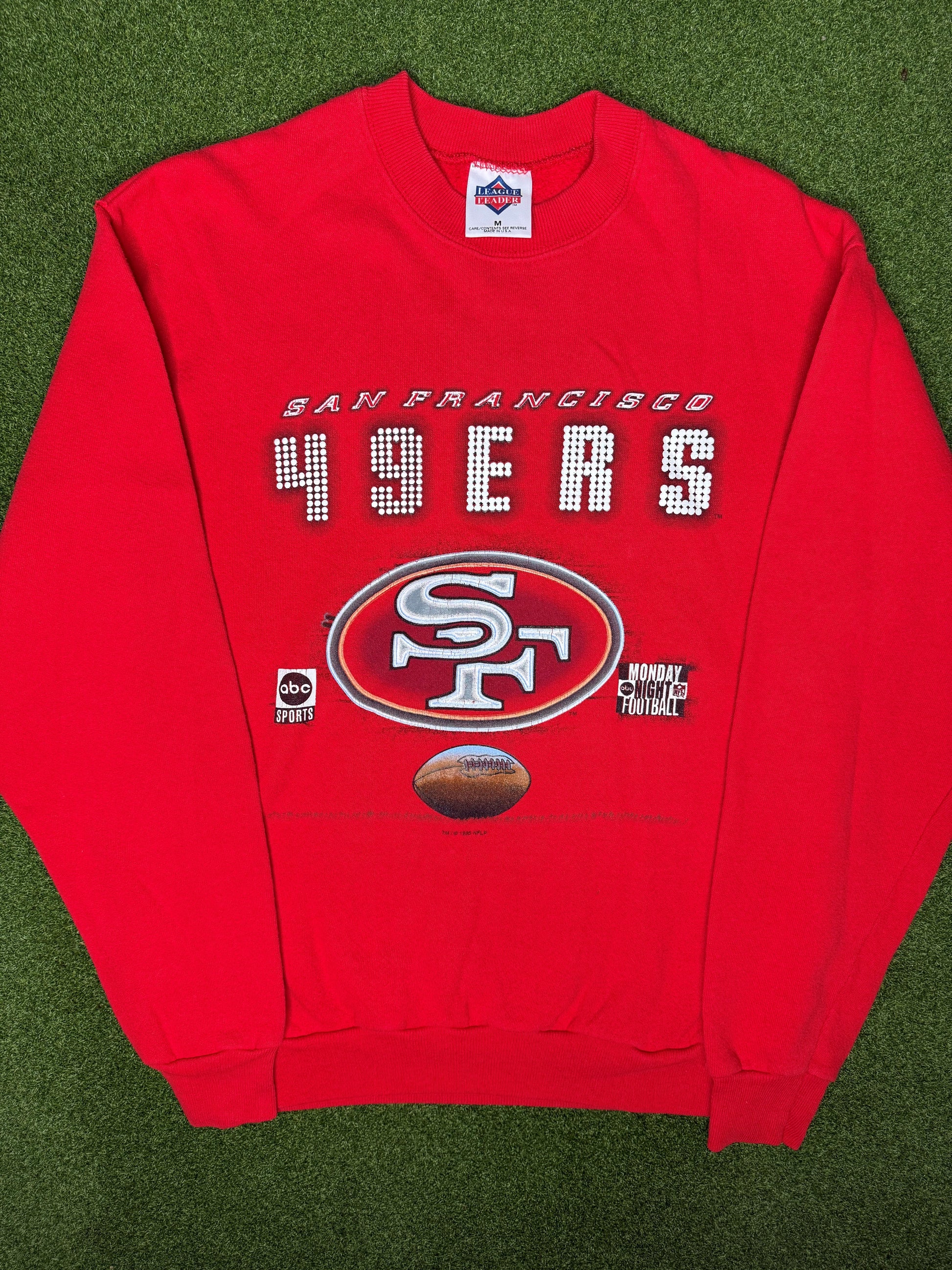 1995 San Francisco 49ers - Vintage NFL Crewneck Sweatshirt (Medium)