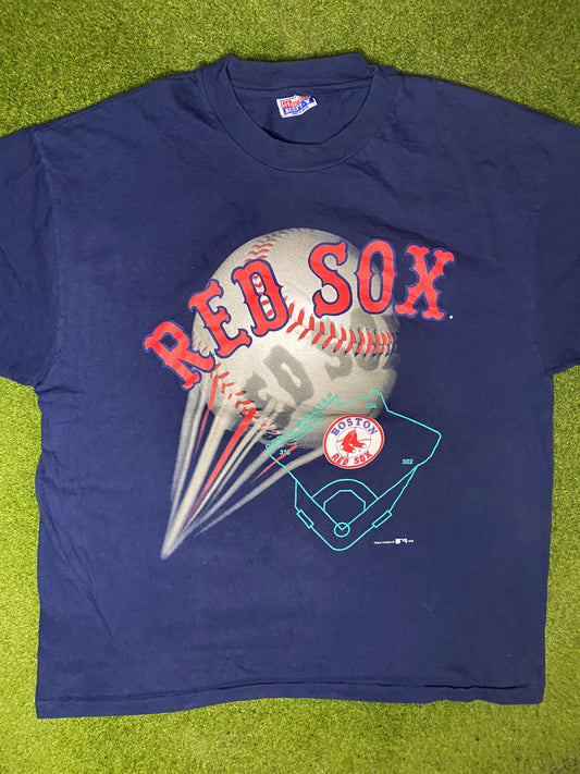 1995 Boston Red Sox - Vintage MLB T Shirt (XL) - Gametime Vintage