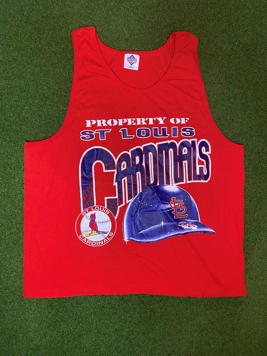 1995 St. Louis Cardinals - Vintage MLB Tank (XL) Gametime Vintage