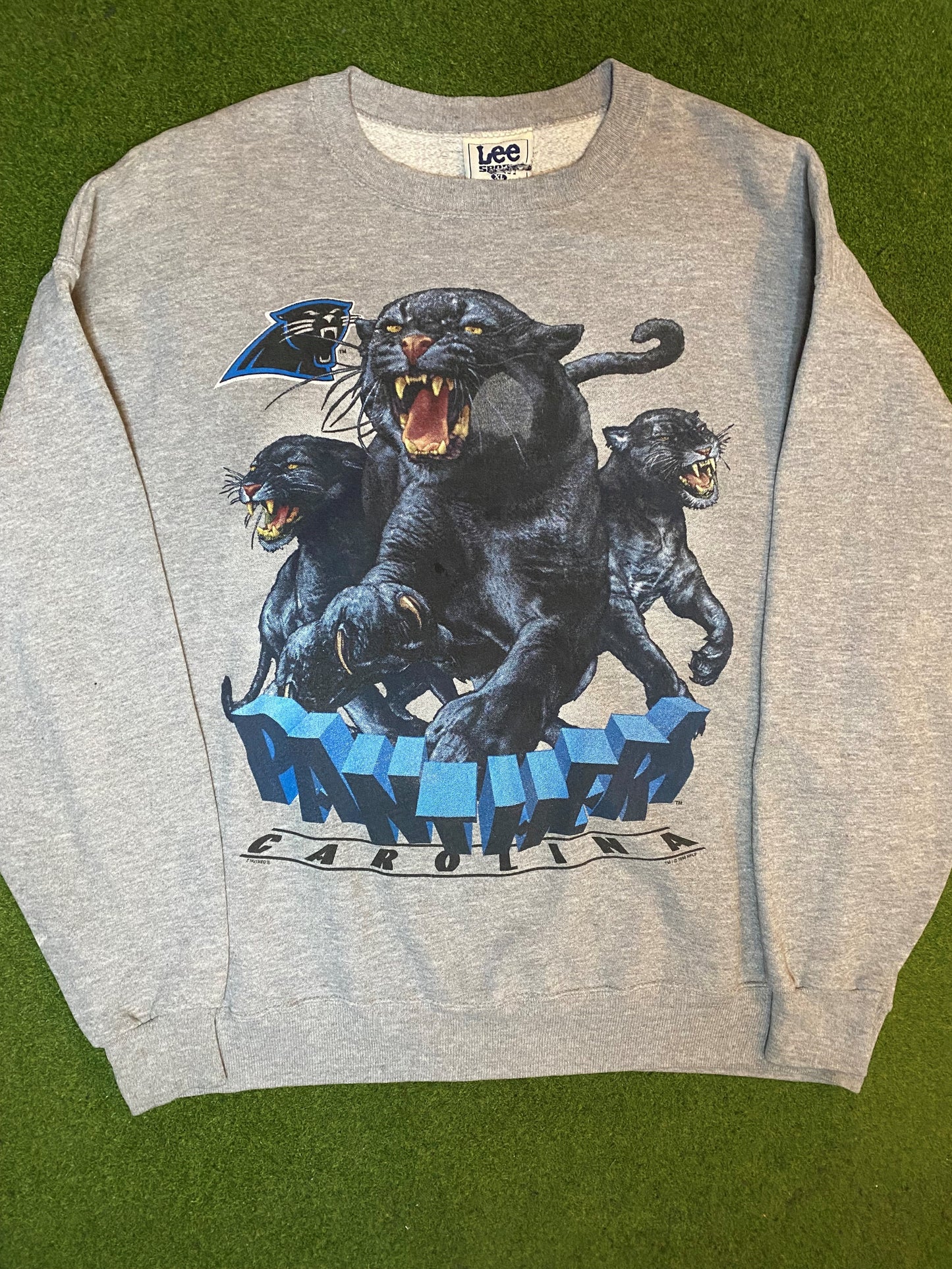 1996 Carolina Panthers - Vintage NFL Crewneck Sweatshirt (XL)