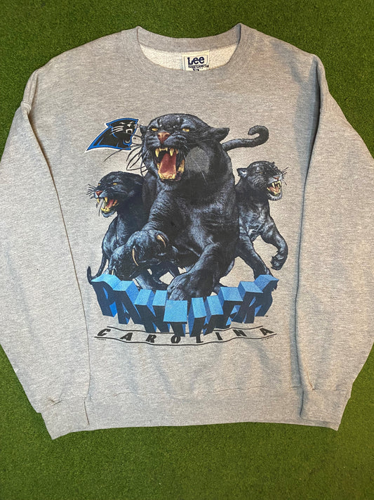 1996 Carolina Panthers - Vintage NFL Crewneck Sweatshirt (XL) Gametime Vintage