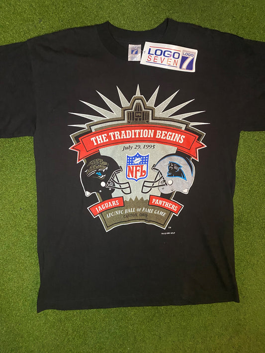 1995 Carolina Panthers - The Tradition Begins - NWT - Vintage NFL T-Shirt (Large) Gametime Vintage