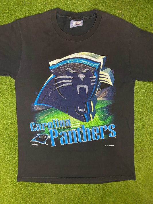 1995 Carolina Panthers - Vintage NFL T-Shirt (Medium) Gametime Vintage