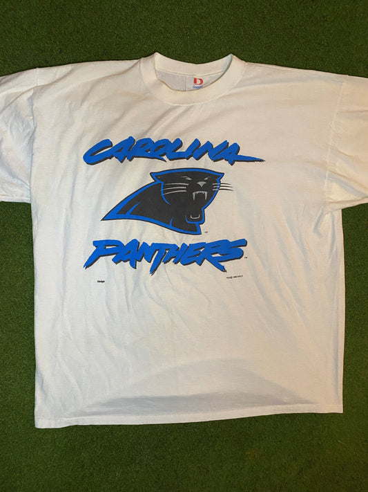 1995 Carolina Panthers - Vintage NFL T-Shirt (2XL) Gametime Vintage