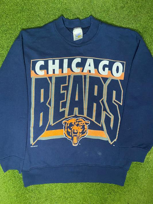 1995 Chicago Bears - Vintage NFL Crewneck Sweatshirt (Medium)