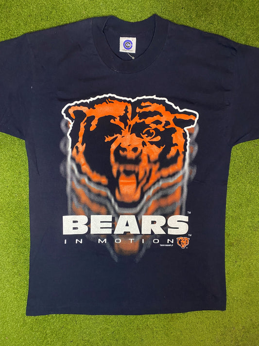 1995 Chicago Bears - Vintage NFL T-Shirt (Large) Gametime Vintage