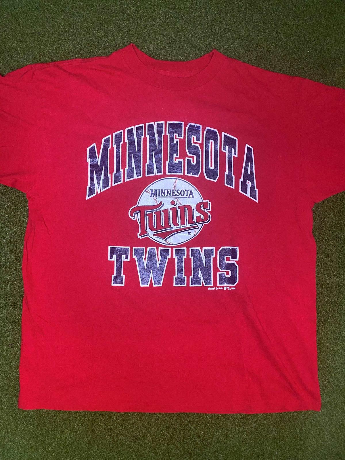 1995 Minnesota Twins - Big Logo - Vintage MLB Tee Shirt (XL)