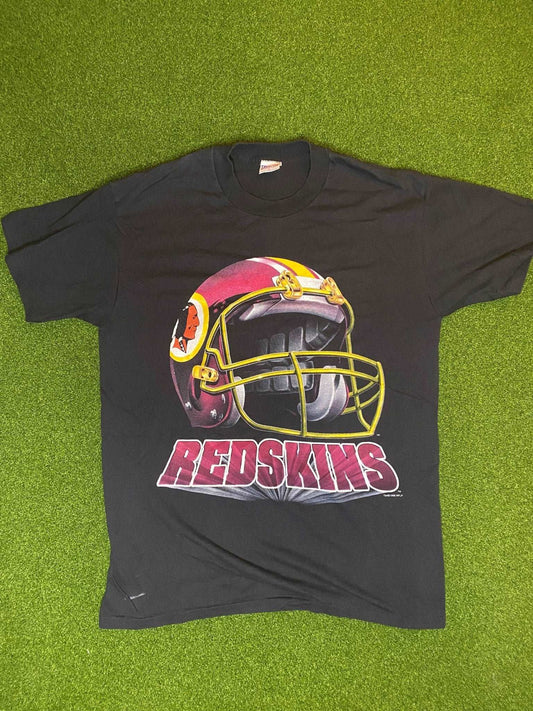 1996 Washington Redskins - Big Logo - Vintage NFL Tee Shirt (Large) - GAMETIME VINTAGE
