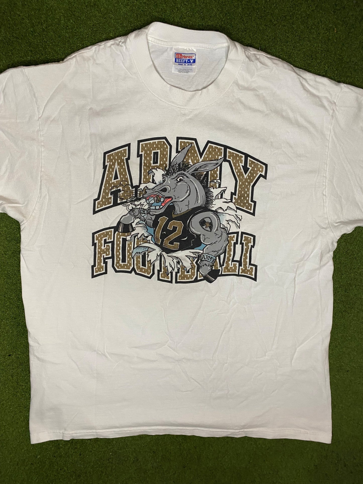 1996 Army Black Knights - Beat Navy - Vintage College Football T-Shirt (XL) Gametime Vintage