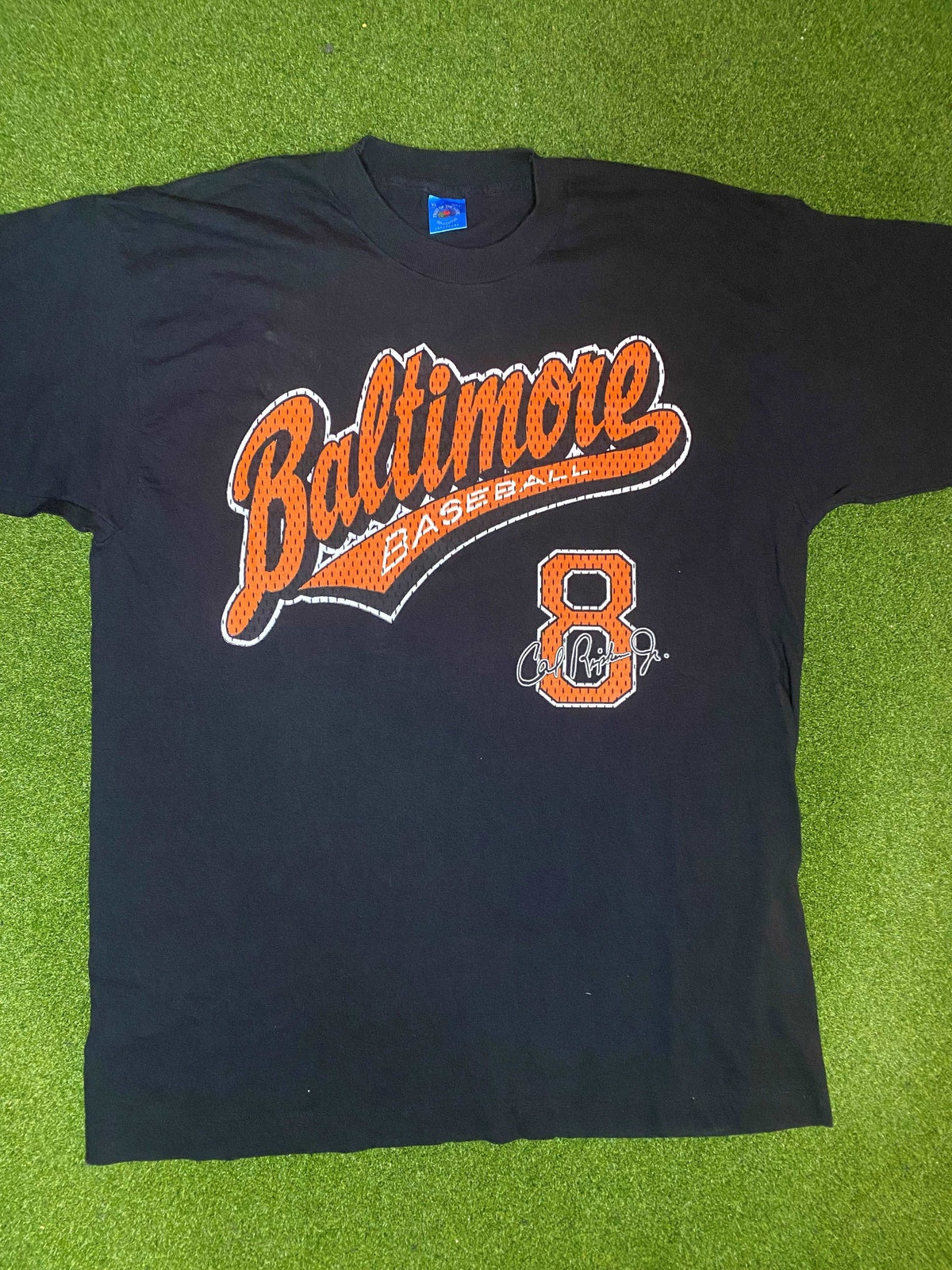 1996 Baltimore Orioles - Cal Ripken Jr #8 - Vintage MLB Player Shirt (XL)