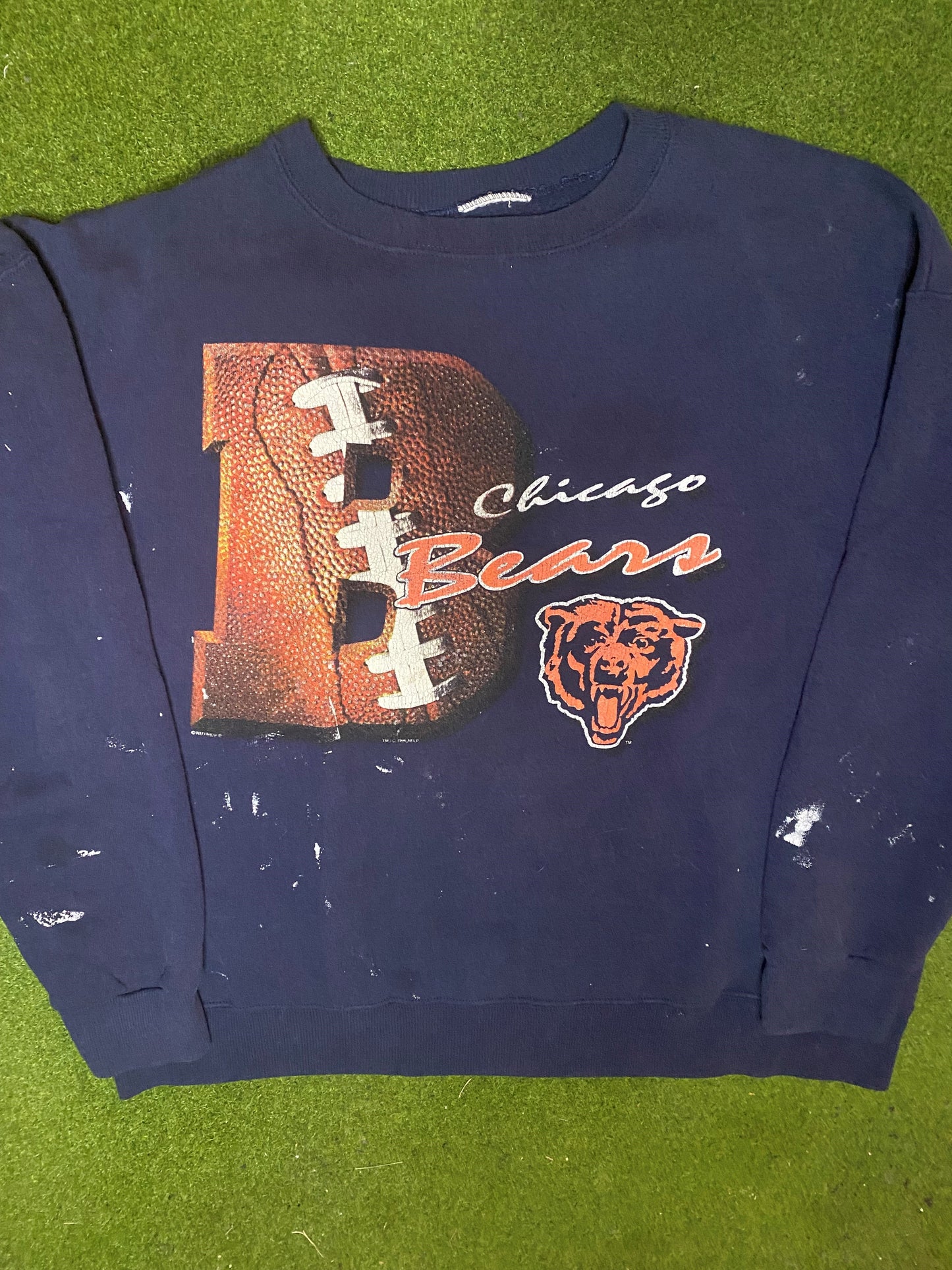 1996 Chicago Bears - Vintage NFL Sweatshirt (XL) Gametime Vintage