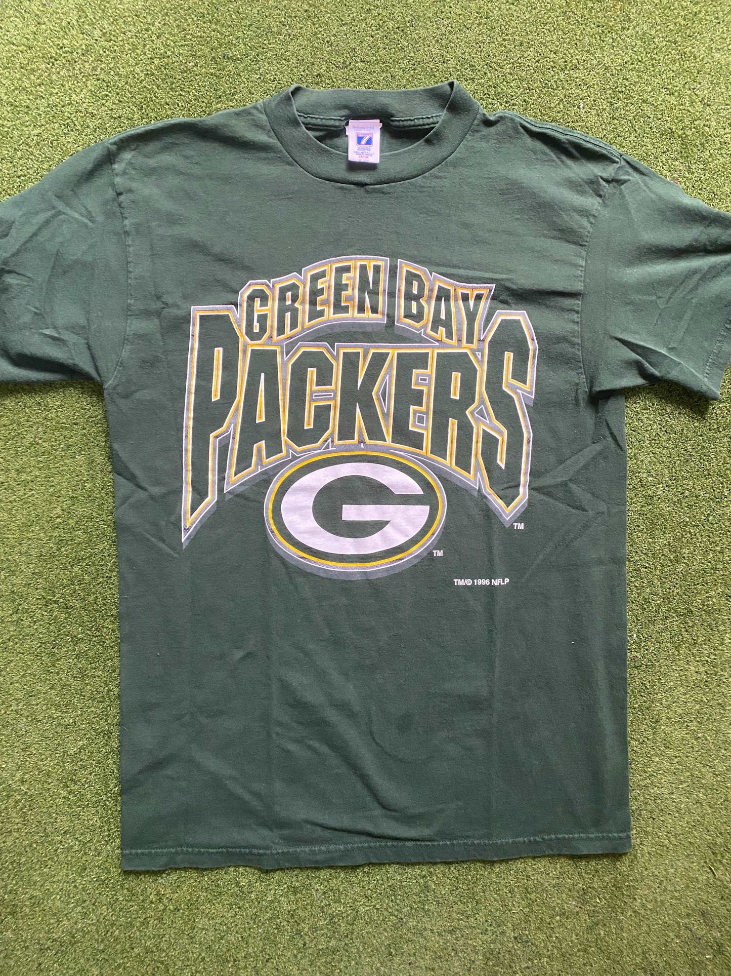 1996 Green Bay Packers - Vintage NFL T-Shirt (Large) Gametime Vintage