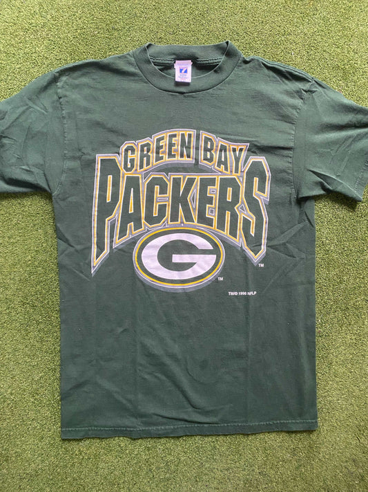 1996 Green Bay Packers - Vintage NFL T-Shirt (Large) Gametime Vintage