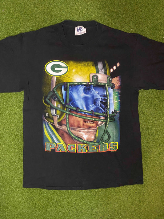 1996 Green Bay Packers - Vintage NFL Tee Shirt (Large) Gametime Vintage