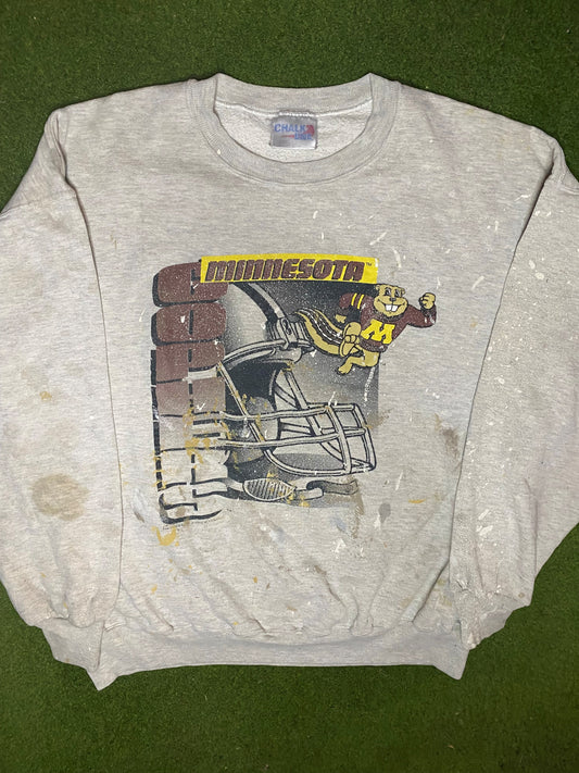 1996 Minnesota Golden Gophers - Vintage College Football Sweatshirt (XL) 