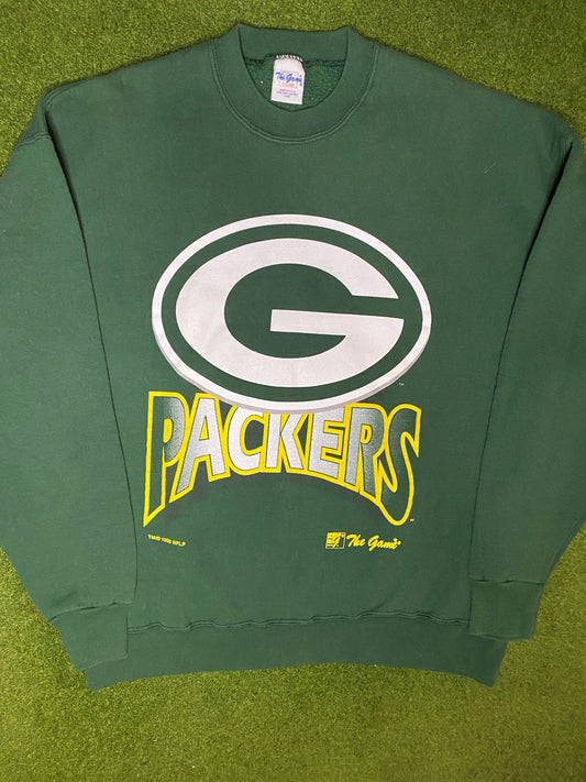 1996 Green Bay Packers - Vintage NFL Sweatshirt (XL) - Gametime Vintage