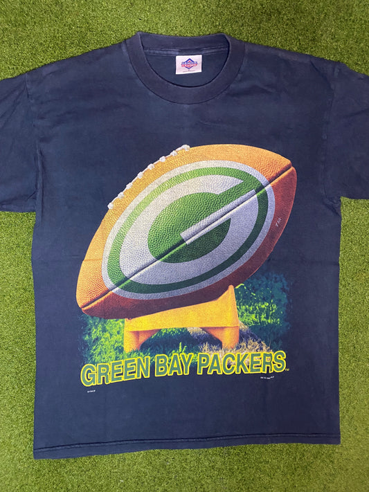 1996 Green Bay Packers - Vintage NFL Tee (Medium)
