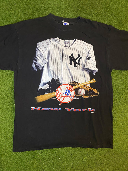 1996 New York Yankees - Vintage MLB T-Shirt (Large) Gametime Vintage