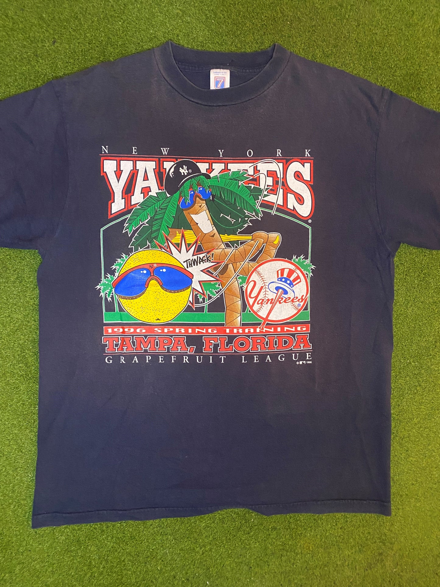 1996 New York Yankees - Spring Training - Vintage MLB T-Shirt (XL)