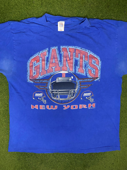 1996 New York Giants - Vintage NFL T-Shirt (XL) - Gametime Vintage