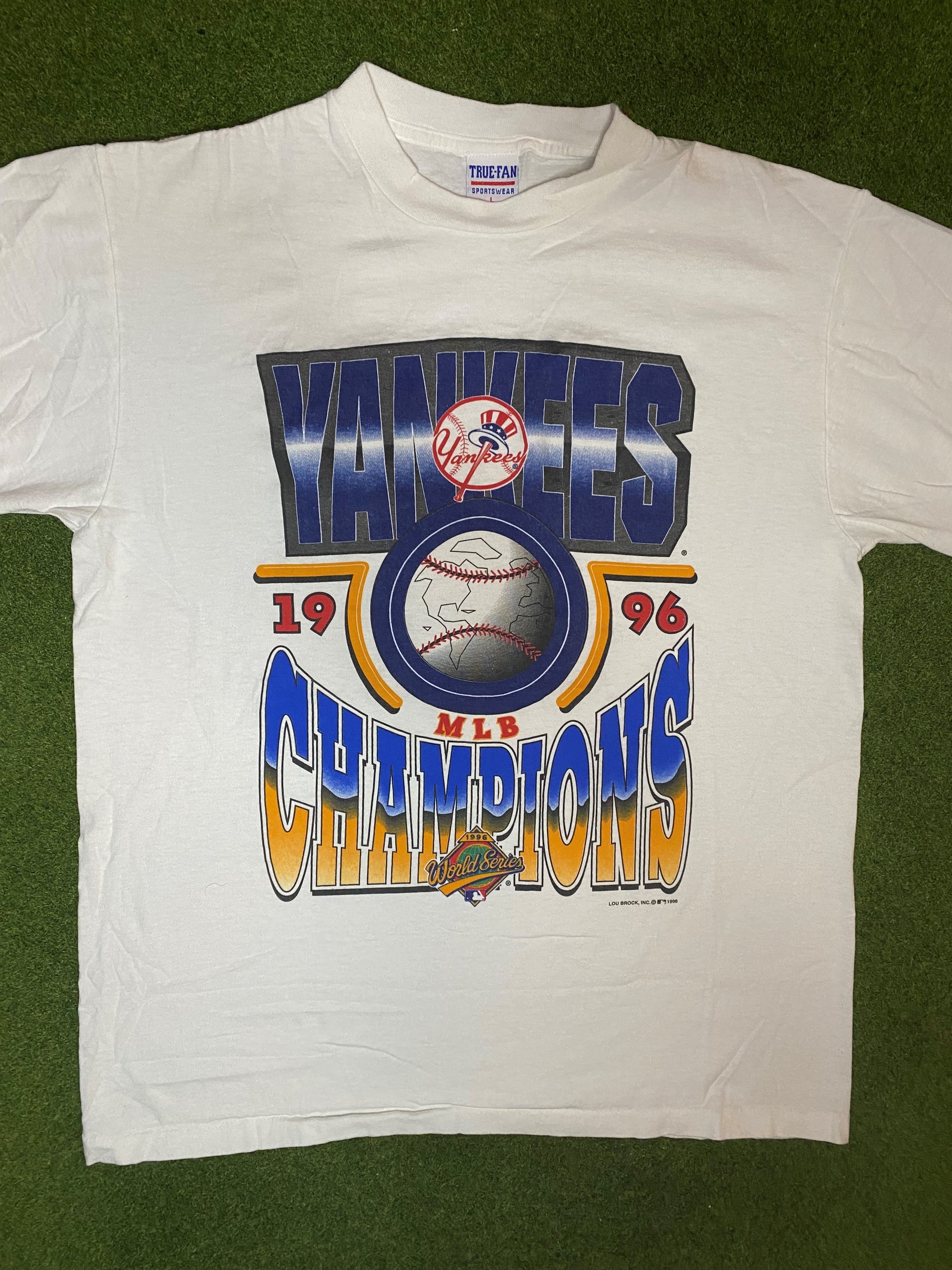 1996 New York Yankees World Series Champions Vintage MLB T