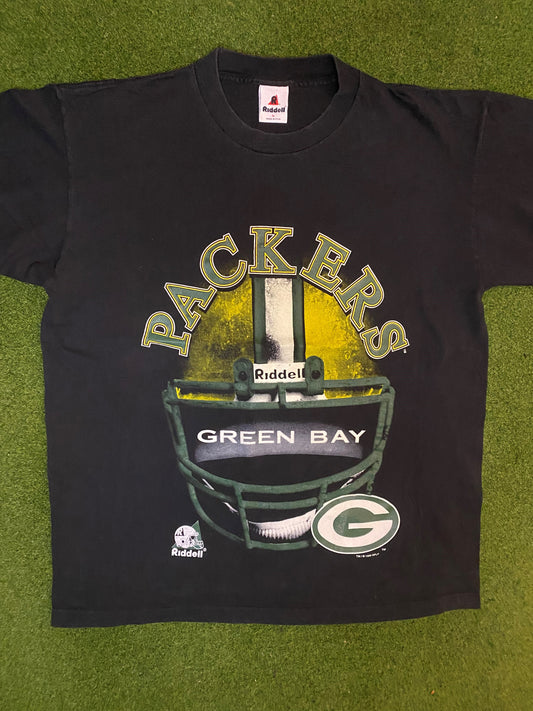 1996 Green Bay Packers - Vintage NFL T-Shirt (Large) Gametime Vintage