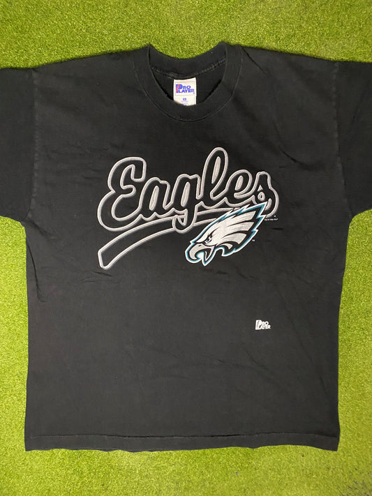 1995 Philadelphia Eagles - Vintage NFL T Shirt (XL) - Gametime Vintage