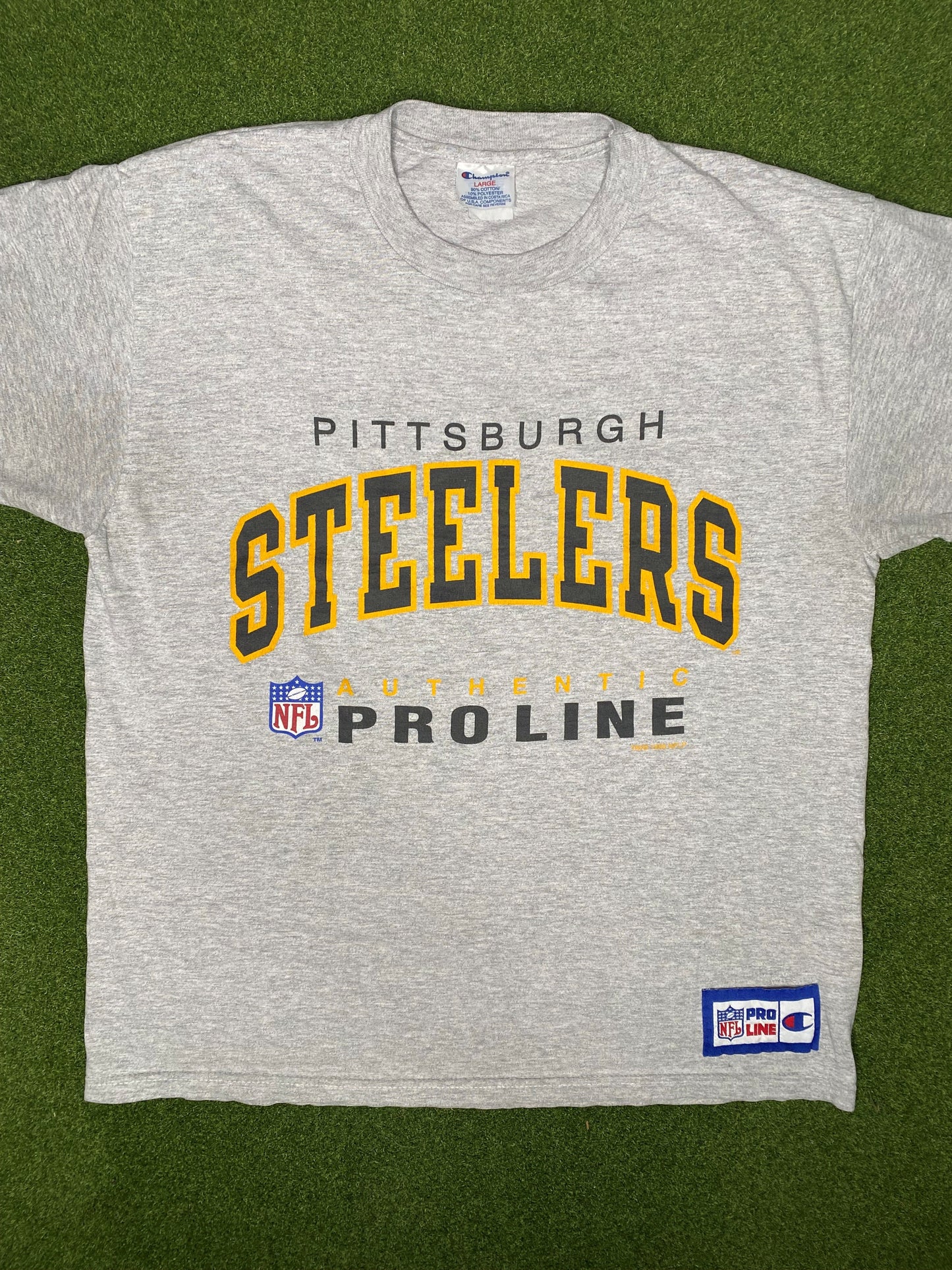 1996 Pittsburgh Steelers - Vintage NFL T Shirt (Large)