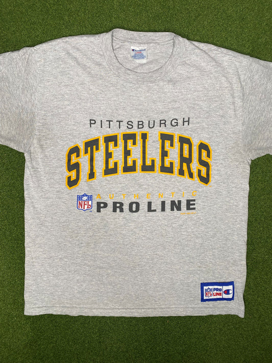 1996 Pittsburgh Steelers - Vintage NFL T Shirt (Large)