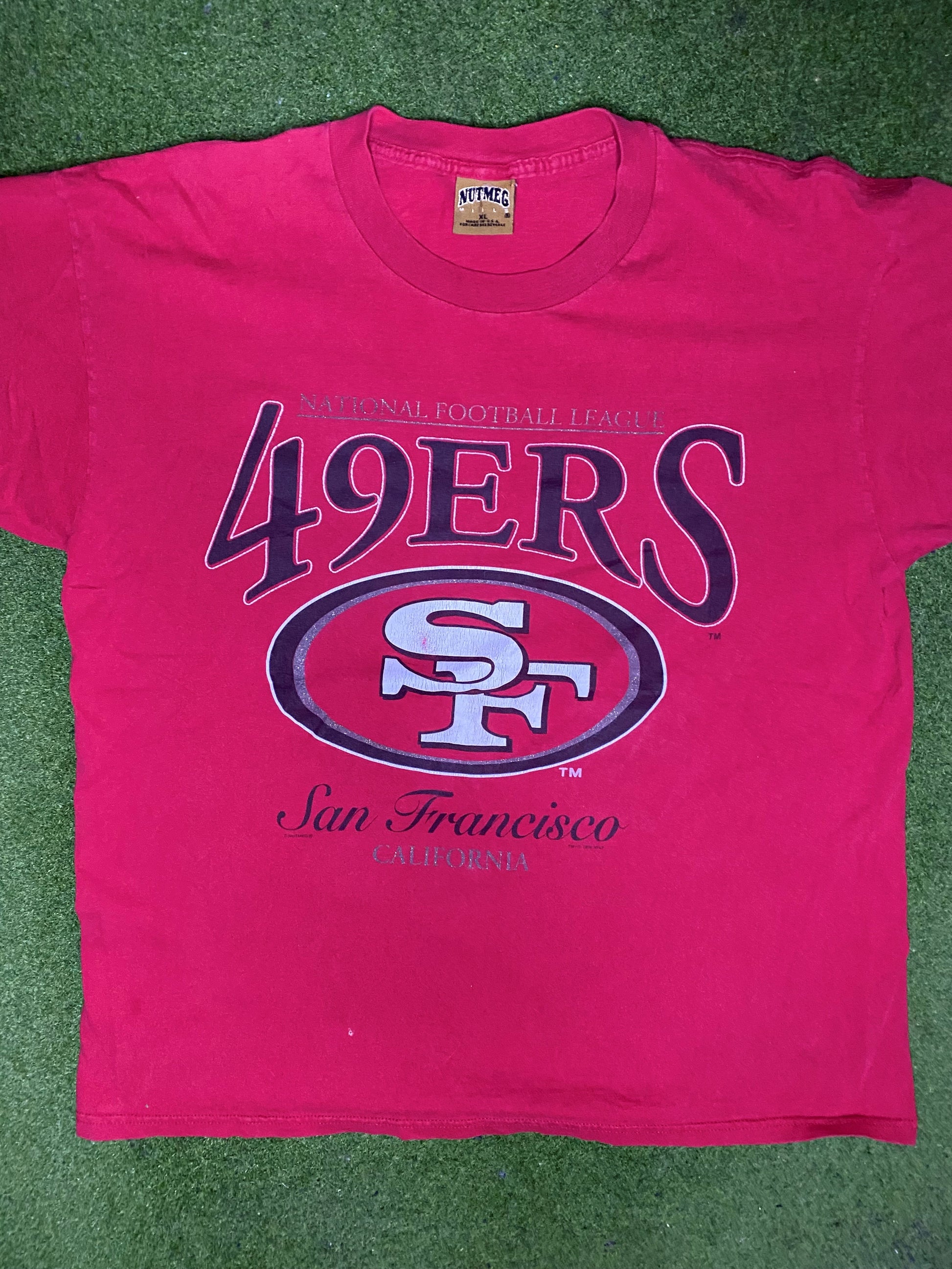1996 San Francisco 49ers - Vintage NFL T-Shirt (XL) - Gametime Vintage