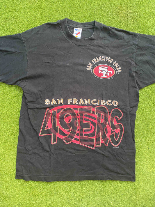 1996 San Francisco 49ers - Vintage NFL T-Shirt (XL) Gametime Vintage