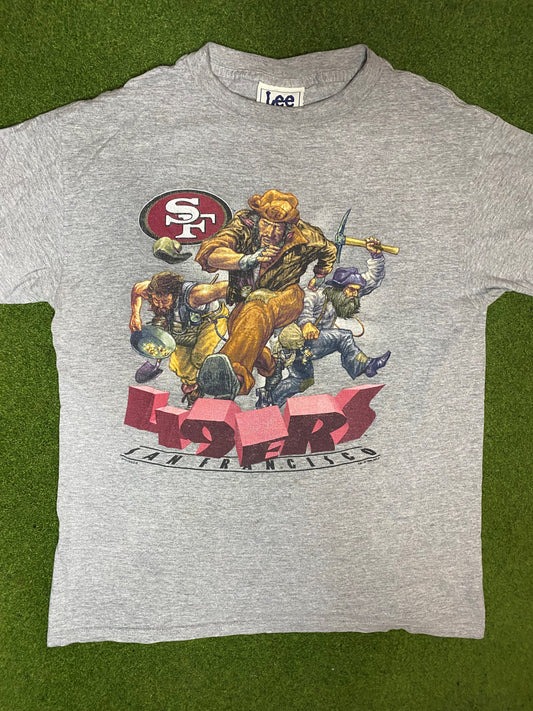 1996 San Francisco 49ers - Vintage NFL T-Shirt (Youth XL) - Gametime Vintage
