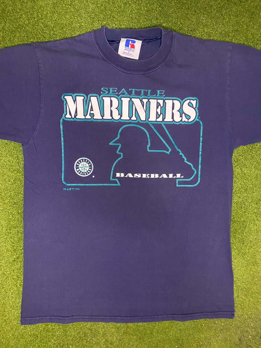1996 Seattle Mariners - Vintage MLB T-Shirt (Large) - Gametime Vintage