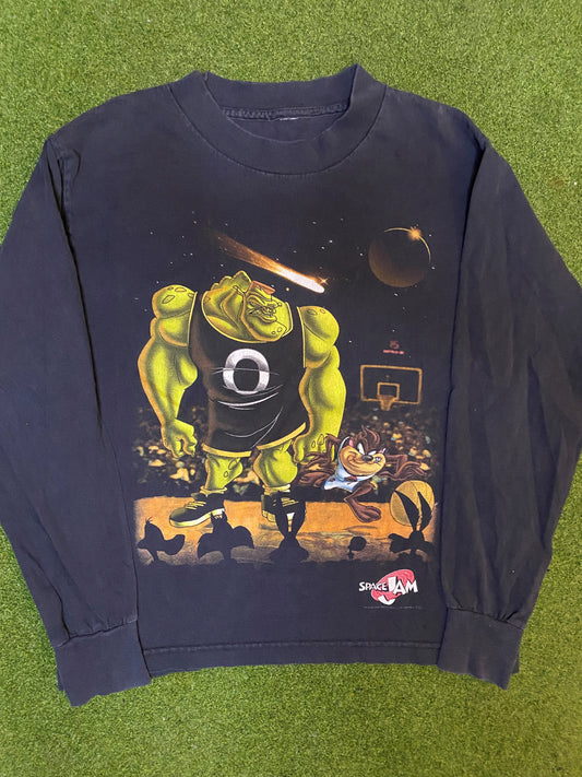 1996 Space Jam - Vintage Move T-Shirt (Youth Medium)