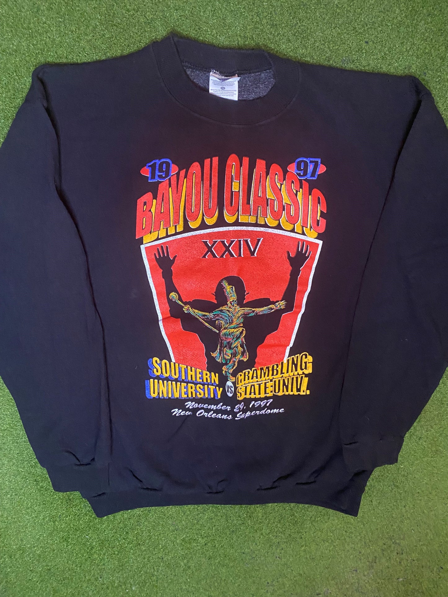 1997 Bayou Classic - Southern vs. Grambling State - Vintage HBCU Sweatshirt (XL)