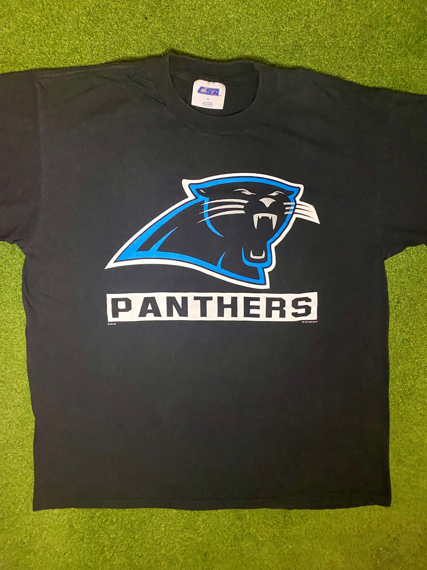 1997 Carolina Panthers - Vintage NFL T-Shirt (XL) Gametime Vintage