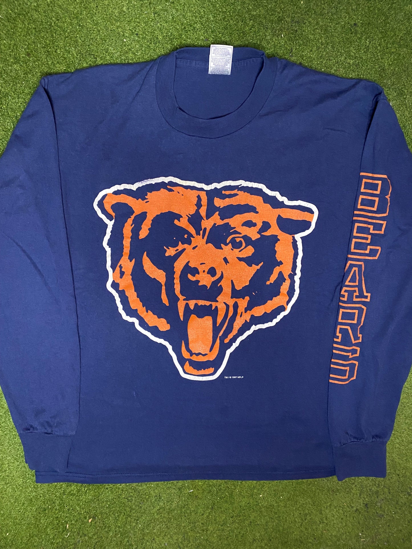 1997 Chicago Bears - Vintage NFL Long Sleeve (XL) Gametime Vintage