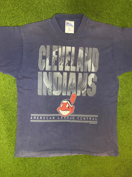 1997 Cleveland Indians - Vintage MLB T-Shirt (Youth XL) 