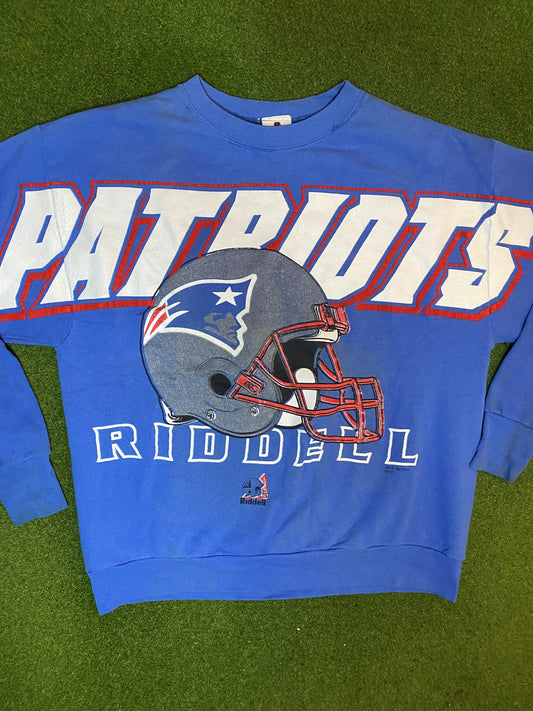 1997 New England Patriots - Vintage NFL Sweatshirt (Large)