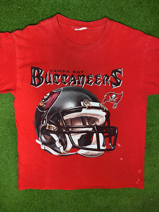 1997 Tampa Bay Buccaneers - Vintage NFL Tee (XL) Gametime Vintage