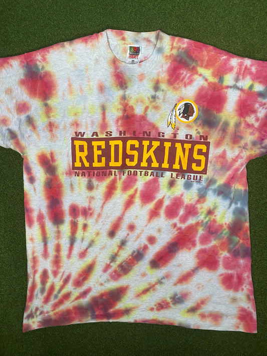 1997 Washington Redskins - Tie Dye - Vintage NFL T Shirt (XL)