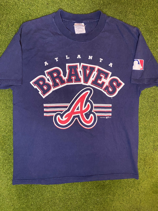 1998 Atlanta Braves - Vintage MLB T-Shirt (Large) Gametime Vintage