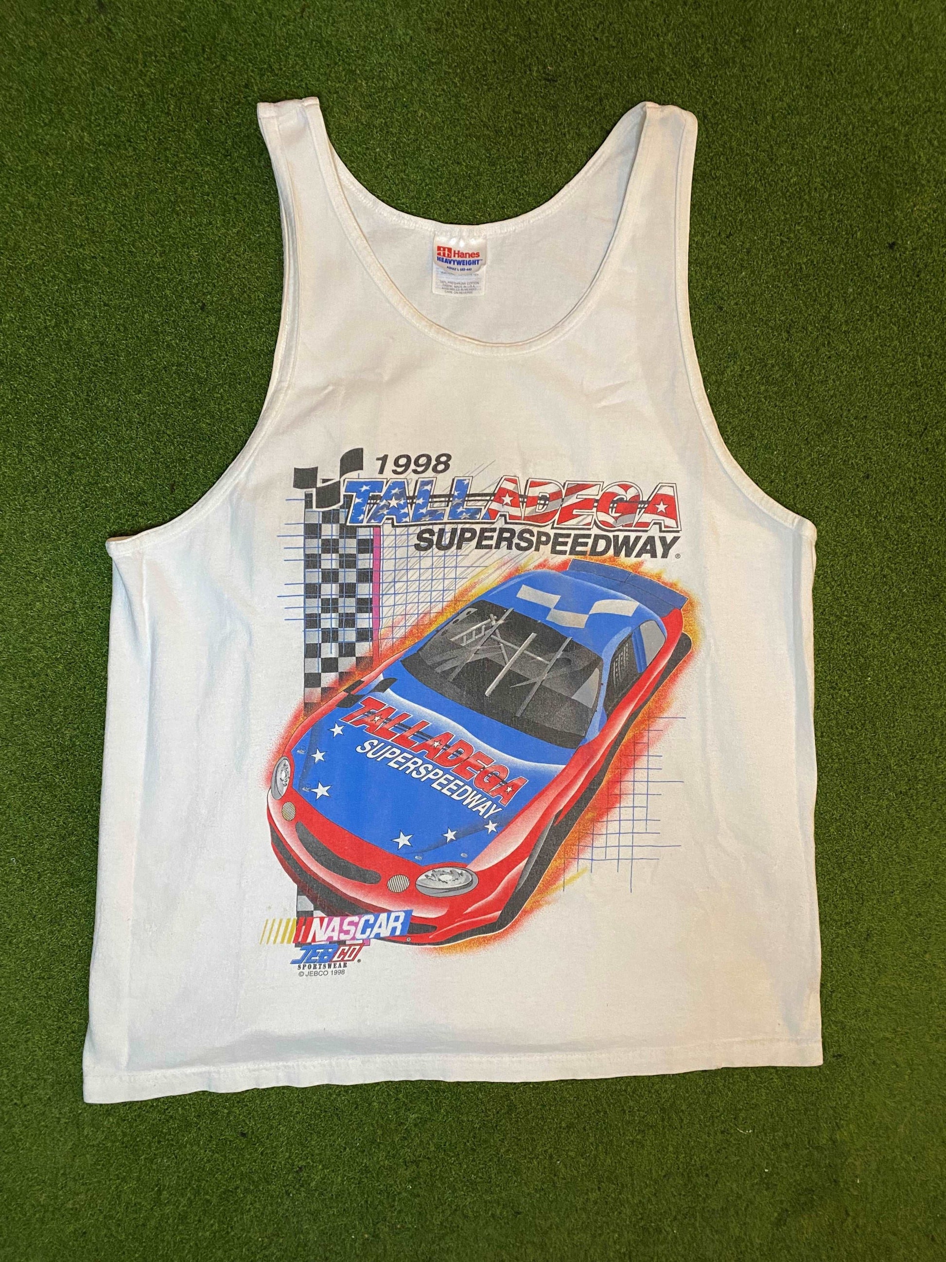 1998 Talladega Superspeedway - Vintage NASCAR Tank (Large)