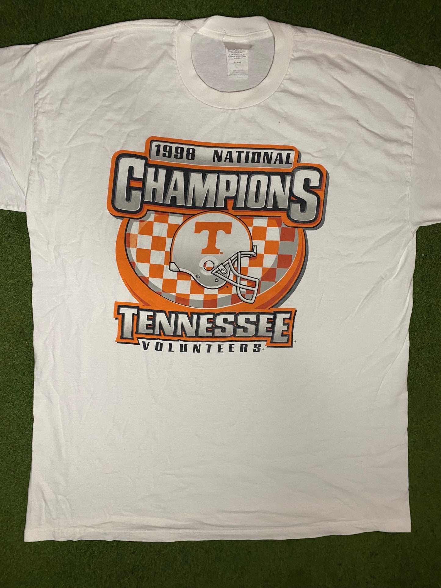 1998 Tennessee Volunteers - National Champions - Vintage College T-Shirt (XL)