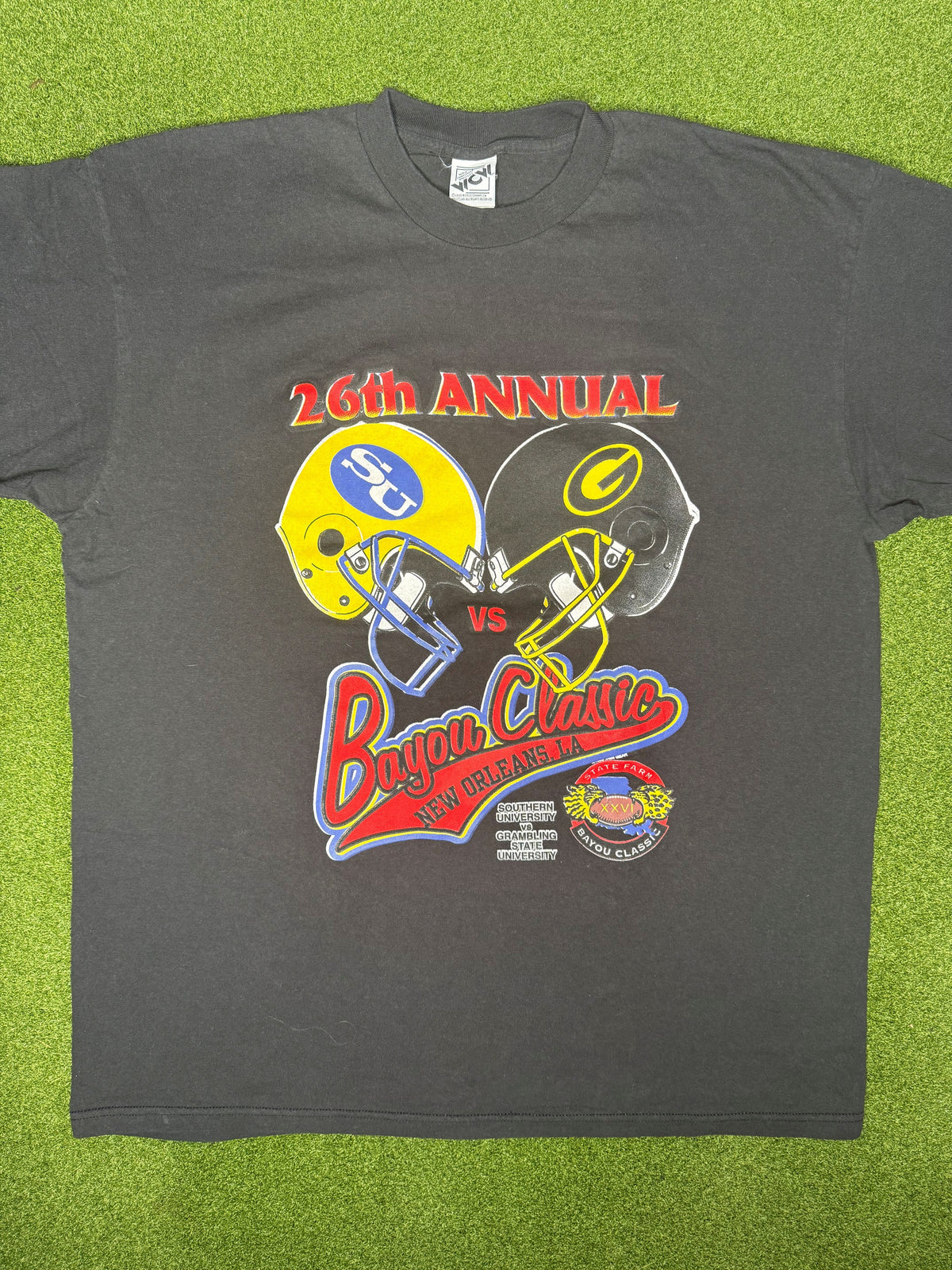 1999 Bayou Classic - Ft. Southern vs. Grambling State - Vintage HBCU T Shirt (2XL)
